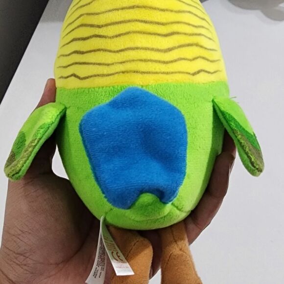 Yellow and Green Plush Bird Toy Ty Beanie Baby Sweetpea Secret Life of Pets - Picture 8 of 10
